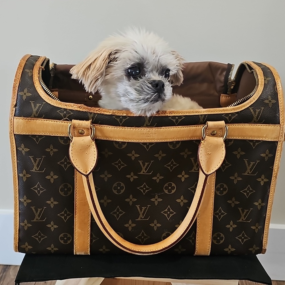 Louis Vuitton Brown Monogram Pet Carrier - Picture 6 of 16